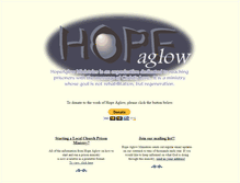 Tablet Screenshot of hopeaglow.com